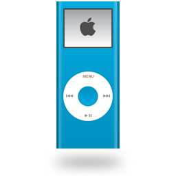 iPod nano Blue Icon, iPod nano Blue,Float Sneak Peek,Media,