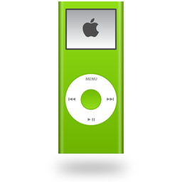 iPod nano Green Icon, iPod nano Green,Float Sneak Peek,Media,