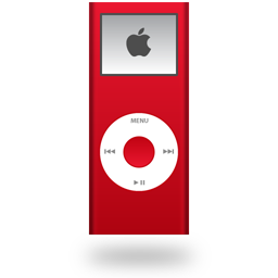 iPod nano Red Icon, iPod nano Red,Float Sneak Peek,Media,