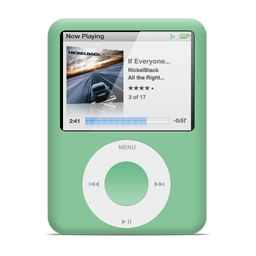 Nano Green Icon, Nano Green,New iPod Nano,Media,http://iTweek.deviantart.com/art/New-iPod-Nano-64194242