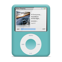 Nano Turquoise Icon, Nano Turquoise,New iPod Nano,Media,http://iTweek.deviantart.com/art/New-iPod-Nano-64194242