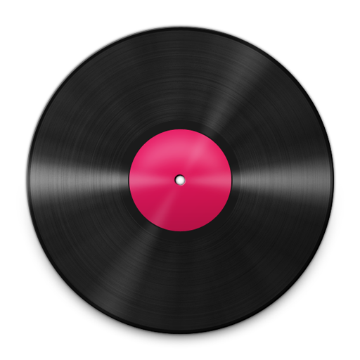 Vinyl Pink 512 Icon, Vinyl Pink 512,Vinyl Record Icons,Media,http://pica-ae.deviantart.com/art/Vinyl-Record-Icons-100398646