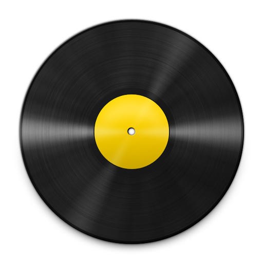 Vinyl Yellow 512 Icon, Vinyl Yellow 512,Vinyl Record Icons,Media,http://pica-ae.deviantart.com/art/Vinyl-Record-Icons-100398646