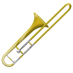 Trombone Icon, Trombone,Wind Instruments,Media