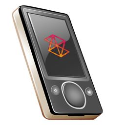Zune 80gb on Icon, Zune 80gb on,Zune,Media,