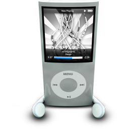 iPodPhonesSilver Icon, iPodPhonesSilver,iPod Nano 1,Media