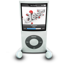 iPodPhonesWhite Icon, iPodPhonesWhite,iPod Nano 1,Media
