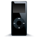 IPod nano black 2 Icon, IPod nano black 2,iPod Nano,Media