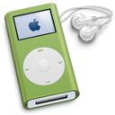 iPod Mini Green Icon, iPod Mini Green,iPod, Therefore I Am,Media,