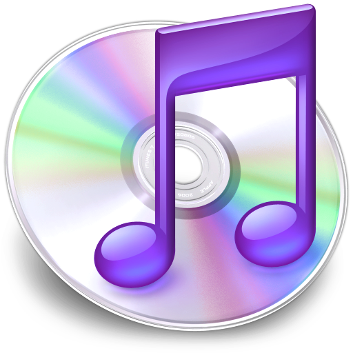 iTunes paars Icon, iTunes paars,iTunes multi-colours,Media,http://Danielcakici.deviantart.com/art/iTunes-multi-colours-84067395