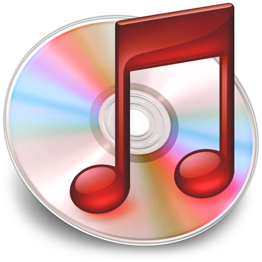 iTunes rood Icon, iTunes rood,iTunes multi-colours,Media,http://Danielcakici.deviantart.com/art/iTunes-multi-colours-84067395