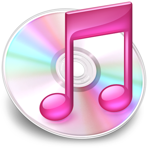 iTunes roze Icon, iTunes roze,iTunes multi-colours,Media,http://Danielcakici.deviantart.com/art/iTunes-multi-colours-84067395