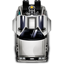 delorean2 Icon, delorean2,Back to the Future,Movie & TV,