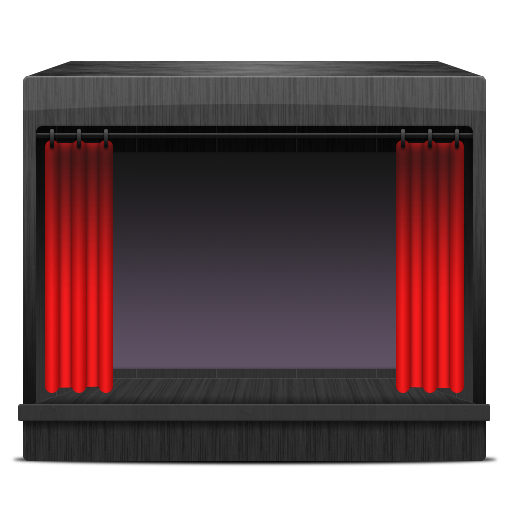TheatreOpen Icon, TheatreOpen,Curtains,Movie & TV,http://iTweek.deviantart.com/art/Curtains-63184934