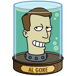 Al Gore's Head Icon, Al Gore's Head,Futurama Vol. 5 - Heads In Jars,Movie & TV,