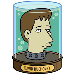 David Duchovny's Head Icon, David Duchovny's Head,Futurama Vol. 5 - Heads In Jars,Movie & TV,