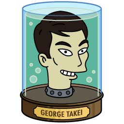 George Takei's head Icon, George Takei's head,Futurama Vol. 5 - Heads In Jars,Movie & TV,