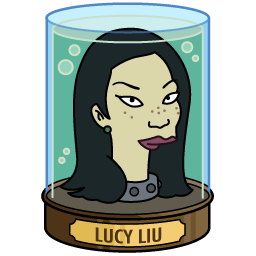 Lucy Liu's Head Icon, Lucy Liu's Head,Futurama Vol. 5 - Heads In Jars,Movie & TV,