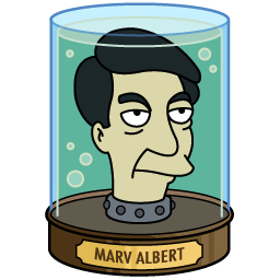 Marv Albert's Head Icon, Marv Albert's Head,Futurama Vol. 5 - Heads In Jars,Movie & TV,
