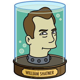 William Shatner's Head Icon, William Shatner's Head,Futurama Vol. 5 - Heads In Jars,Movie & TV,