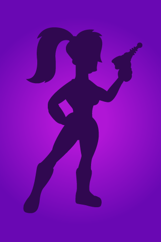 Leela iPhone Icon, Leela iPhone,Futurama Vol. 6 - The Movies,Movie & TV,
