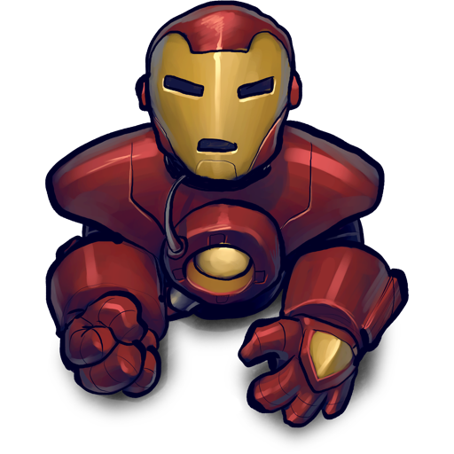 blackred ironman Icon, blackred ironman,SUPERBUUF,Movie & TV,http://mattahan.deviantart.com/art/SUPERBUUF-99715789