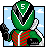 Goranger Green Ranger Icon, Goranger Green Ranger,Sentai Icons,Movie & TV