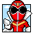 Goranger Red Ranger Icon, Goranger Red Ranger,Sentai Icons,Movie & TV