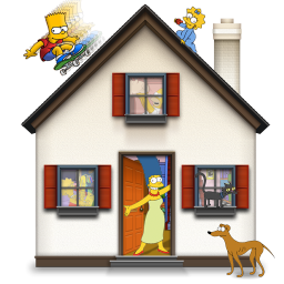 Home Icon, Home,Simpsons 2,Movie & TV