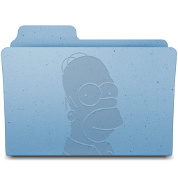 Homer Folder Icon, Homer Folder,Simpsons 2,Movie & TV