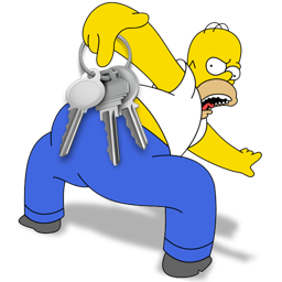 Keychain Access Icon, Keychain Access,Simpsons 3,Movie & TV