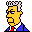 Public Figures Kent Brockman Icon, Public Figures Kent Brockman,Simpsons Vol. 01,Movie & TV