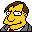 Public Figures Mayor Diamond Joe Quimby Icon, Public Figures Mayor Diamond Joe Quimby,Simpsons Vol. 01,Movie & TV