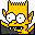 Bart Unabridged Bat Simpson Icon, Bart Unabridged Bat Simpson,Simpsons Vol. 04,Movie & TV