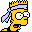 Guest Stars Spinal Tap Rock star Bart Icon, Guest Stars Spinal Tap Rock star Bart,Simpsons Vol. 04,Movie & TV