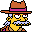 Townspeople The Colonel Icon, Townspeople The Colonel,Simpsons Vol. 04,Movie & TV
