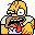 Homertopia Crazy Homer Halloween V Icon, Homertopia Crazy Homer Halloween V,Simpsons Vol. 06,Movie & TV