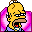 Folder Drooling Homer Icon, Folder Drooling Homer,Simpsons Vol. 07,Movie & TV
