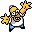 Homertopia Homer reaching up Icon, Homertopia Homer reaching up,Simpsons Vol. 08,Movie & TV
