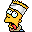 Bart Unabridged Bart faking injury Icon, Bart Unabridged Bart faking injury,Simpsons Vol. 09,Movie & TV