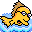 Folder Frink fish in water Icon, Folder Frink fish in water,Simpsons Vol. 11,Movie & TV