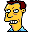 Misc Episodes Grocery cashier Icon, Misc Episodes Grocery cashier,Simpsons Vol. 11,Movie & TV