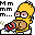 Rollover Homer swills beer 2 Icon, Rollover Homer swills beer 2,Simpsons Vol. 11,Movie & TV