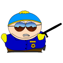 Cartman Cop Icon, Cartman Cop,South Park Cartman,Movie & TV