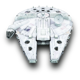 MilleniumFalcon Icon, MilleniumFalcon,Star Wars Vehicles,Movie & TV