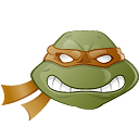 Michelangelo Icon, Michelangelo,Turtles,Movie & TV,