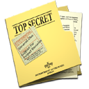 Top Secret Folder and Documents Icon, Top Secret Folder and Documents,Voltes Vanatics,Movie & TV