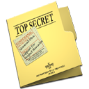 Top Secret Folder Icon, Top Secret Folder,Voltes Vanatics,Movie & TV