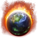 Burning Globe Icon, Burning Globe,War of the Worlds,Movie & TV,