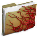 Folder Red Weed Icon, Folder Red Weed,War of the Worlds,Movie & TV,